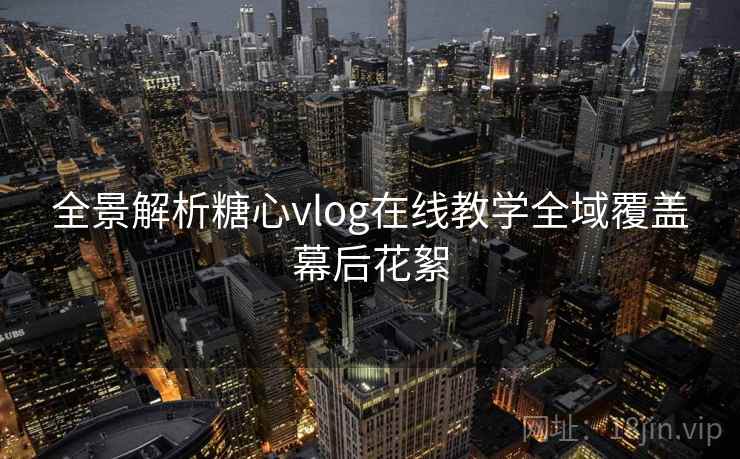 全景解析糖心vlog在线教学全域覆盖幕后花絮  第2张